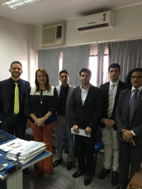 Dra. Solange Cristina Passos de Castro Cordeiro com a Comissão de Direitos do Trabalho da OAB - Subseção Imperatriz-MA