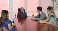 Ministro Renato Paiva recebe representantes da OAB-MA.