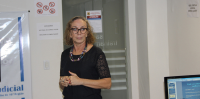 Professora Cássia Cordeiro Furtado facilitou o treinamento para servidores do TRT-MA.