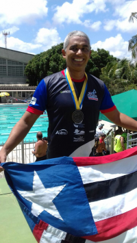 Rogério ganhou bronze nos 100m