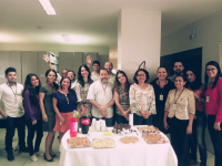 Juíza Carolina Burlamaqui Carvalho, servidores e estagiários que participaram da digitalização