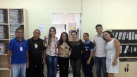 Juíza Socorro Almeida, servidores e terceirizados da Vara do Trabalho de Barreirinhas