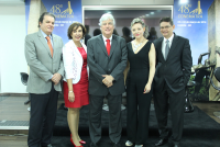 Desembargador Gerson de Oliveira, des. Kathia Albuquerque; des. Brasilino Ramos; des. Leila Chevtchuk e o juiz Océlio Morais