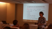 Professora Éllida Guedes ministra palestra no CONEMATRA.