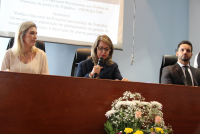 Sessão solene de abertura do Fórum Memojutra na sede do TRT-MA