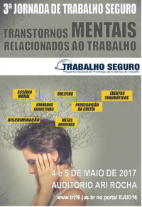 TRT-MA abre inscrições para a 3ª Jornada de Trabalho Seguro