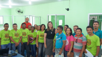 Juíza Liliana e agentes comunitários de saúde