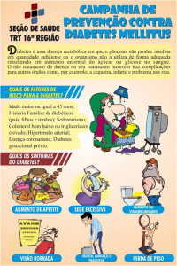 Seção de Saúde do TRT-MA realiza campanha de prevenção do diabetes