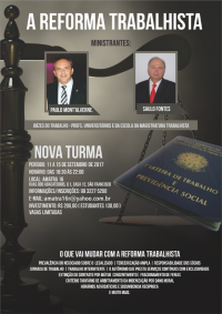 Juízes do TRT-MA iniciam curso sobre a Reforma Trabalhista