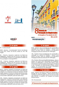 EJUD16 abre 8ª Semana de Formação de Magistrados nesta terça-feira (29/8)