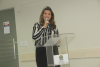 Juíza Kathleen Stamato foi palestrante no Curso de Formação de Conciliadores