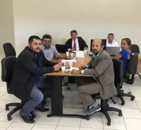 Juiz Manoel Joaquim durante audiências em Mirador