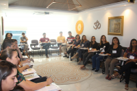 Juíza Liliana e servidores que integraram a primeira turma do curso