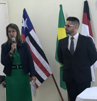 Desembargadora Márcia Andrea acompanhou as atividades da Semana de Extensão em Caxias ao lado do juiz Paulo Fernando