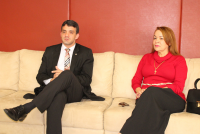 Desembargadora Solange de Castro Cordeiro foi recebida pelo presidente da OAB-MA Thiago Diaz e dirigentes da entidade