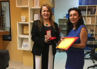 Presidenta Solange entrega a comenda e diploma no CEMOC