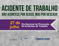 Ações do CSJT, TST e TRTs ajudam a reduzir acidentes de trabalho