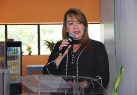 Presidenta do TRT-MA discursa na inauguração das novas instalação do restaurante do FAS