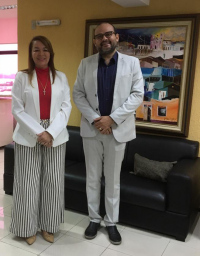 Presidenta Solange e o presidente da Amatra XVI