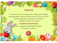TRT-MA realiza campanha de doação de ovos de chocolate como parte da programação de páscoa do tribunal