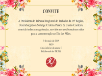 TRT-MA presta homenagens às mães nesta quinta-feira (9/5)