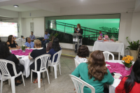 Desembargadora Solange Cordeiro parabenizou todas as mulheres e mães, maravilhosas, que fazem a nossa do Justiça do Trabalho”