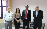 Procuradores Walber e Sara entre os desembargadores José Evandro e Américo Bedê
