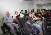 Participantes receberam informações sobre riscos da falta de uma alimentação saudável