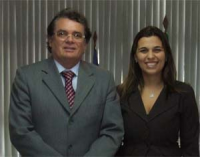 Desembargador Gerson de Oliveira e juíza Gabrielle Boumann