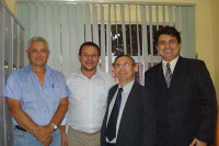 Magistrado Francisco Galvão e advogados locais
