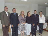 Vice-Presidente Ilka Esdra com magistrados e palestrante Ieda Araújo