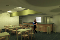 Maquete do restaurante 