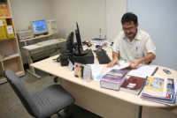 Raimundo Nonato Monteiro Filho, chefe do Serviço de Licitação