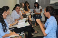 Servidores discutem as estratégicas do plano de contribuição da VT