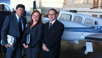Des. James Magno Araújo (e); juíza Teresa Mendes (TJ-MA) e o secretário-adjunto de Segurança do Maranhão, Laércio Costa