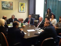 Des. Ilka Esdra, deputados federais e servidores do TRT