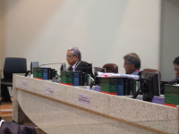 Desembargador Alcebíades Dantas emociona-se ao agradecer os desembargadores