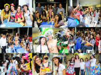 Servidores, terceirizados, estagiários e familiares se divertiram no arraial