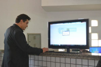Advogado Crisanto Lima protocoliza a primeira reclamação eletrônica da VT de Santa Inês.