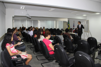 Professores, gestores e diretores de escolas parceiras do TRT na Escola