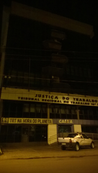 Um flash  do TRT na Hora do Planeta