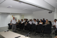 Saulo Fontes ministra curso para assessores.