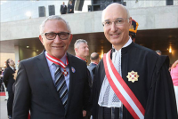 Desembargador Luiz Cosmo e ministro Ives Gandra.