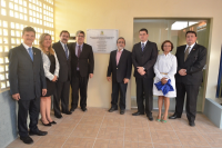 Autoridades presentes à solenidade