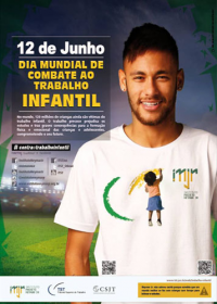 Neymar Jr. faz campanha contra o Trabalho Infantil em parceria com a Justiça do Trabalho