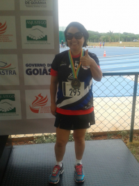 Jandilma conquistou bronze também no atletismo