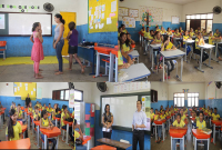 Alunos encenam peça sobre trabalho infantil
