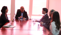 Desembargador Luiz Cosmo desejou boa sorte ao presidente eleito da OAB-MA, advogado Thiago Diaz