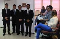 Magistrados e servidores acompanharam a divulgação do resultado.