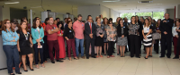 Ato público teve a participação de autoridades do Judiciário, do Ministério Público, OAB, procuradores, defensores, advogados, sindicatos e servidores